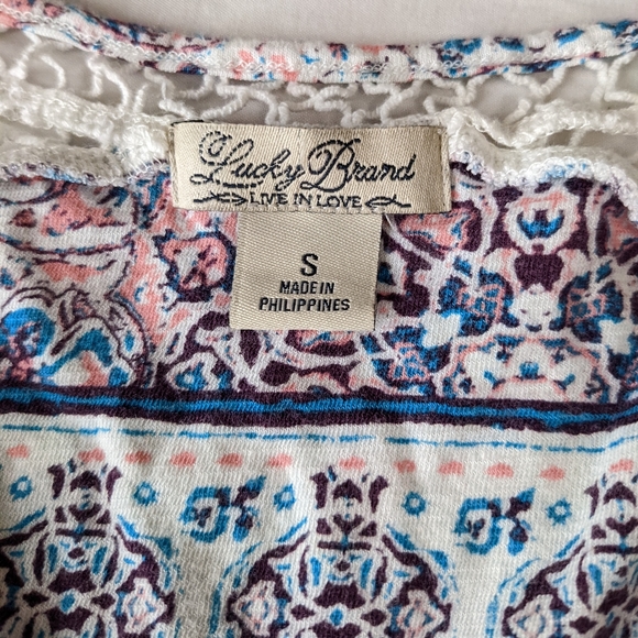 Lucky Brand Sleeveless Boho Top - Picture 6 of 7